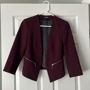 Express blazer, maroon color, size 4
